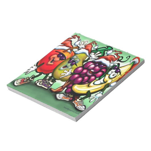 Fruitkerstfeest Notitieblok (Linkerzijde)
