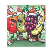 Fruitkerstfeest Notitieblok (Voorkant)