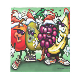 Fruitkerstfeest Notitieblok