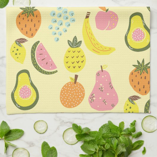 fruitkeuken handdoeken (Gevouwen)