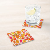 Fruitkoekjes: Zomer  patroon. Kartonnen Onderzetters (Insitu)