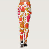 Fruitkoekjes: Zomer  patroon. Leggings (Achterkant)