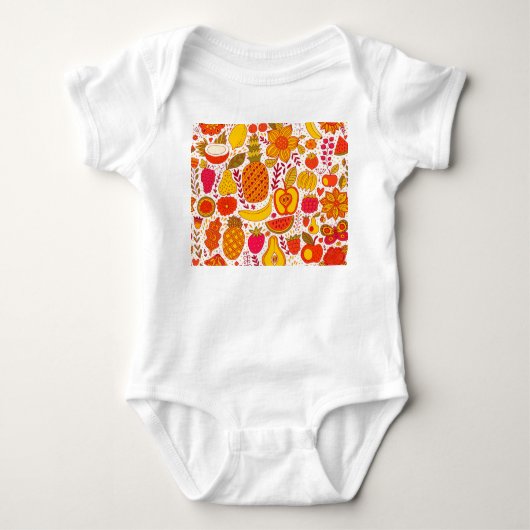 Fruitkoekjes: Zomer patroon. Romper (Voorkant)