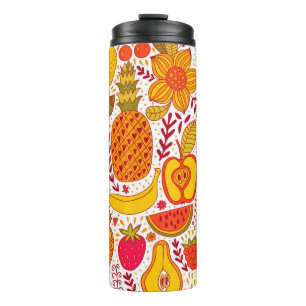 Fruitkoekjes: Zomer patroon. Thermosbeker