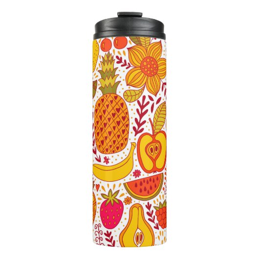 Fruitkoekjes: Zomer patroon. Thermosbeker (Voorkant)