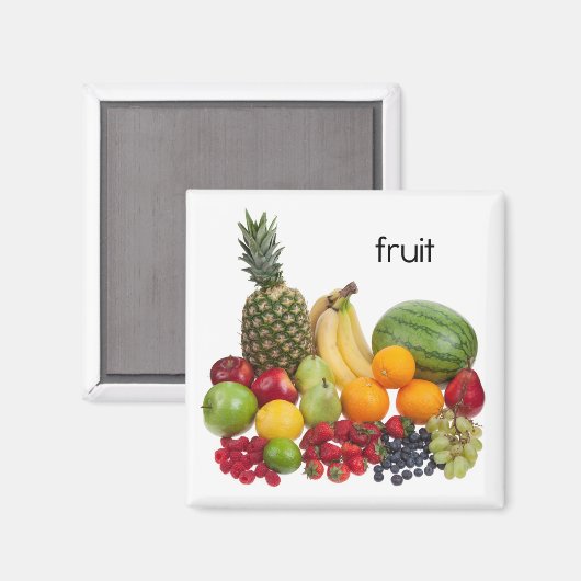 Fruitkoelkast Magnet (Voorkant / Achterkant)