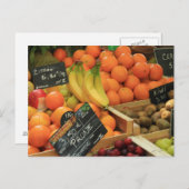 Fruitkraam op de markt in de Provence Briefkaart (Voorkant / Achterkant)