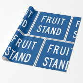 Fruitkraam Wegbord Cadeaupapier