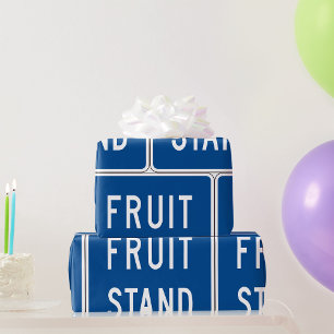 Fruitkraam Wegbord Cadeaupapier