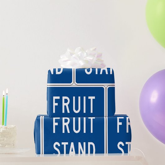 Fruitkraam Wegbord Cadeaupapier