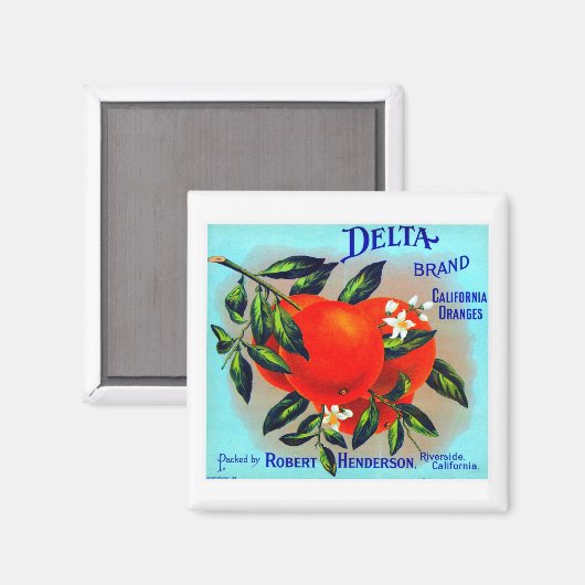  fruitkrat label magneet (Voorkant / Achterkant)