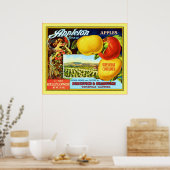  fruitkrat, tabel poster (Keuken)