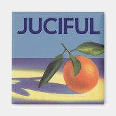  fruitkratelkunst, aantrekkelijke Sinaasappels Magneet (Voorkant)