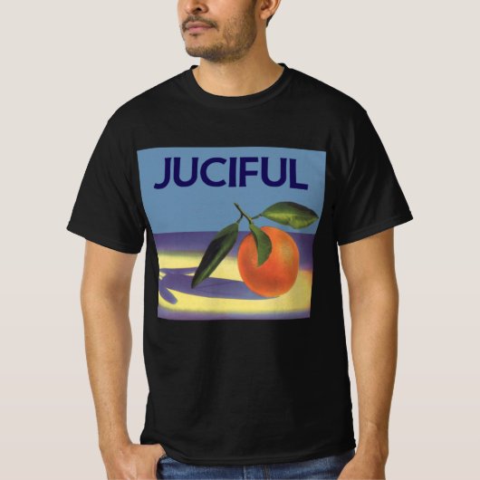  fruitkratelkunst, aantrekkelijke Sinaasappels T-shirt (Voorkant)