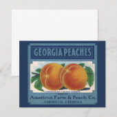  fruitkratelkunst, Georgia Peaches (Voorkant / Achterkant)