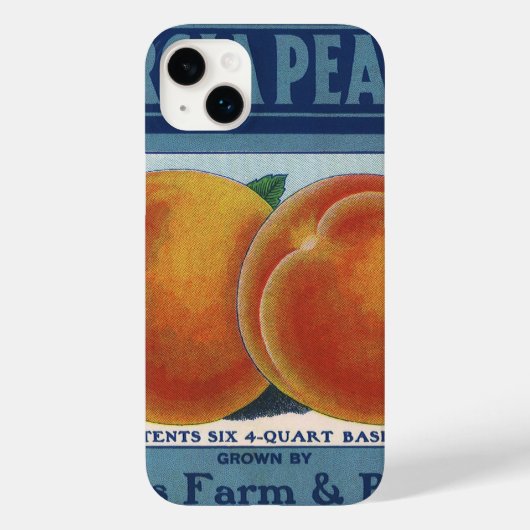  fruitkratelkunst, Georgia Peaches Case-Mate iPhone Case (Achterkant)