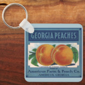  fruitkratelkunst, Georgia Peaches Sleutelhanger (Voorkant)