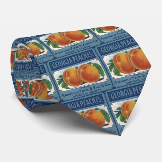 fruitkratelkunst, Georgia Peaches Stropdas (Opgerold)