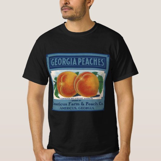  fruitkratelkunst, Georgia Peaches T-shirt (Voorkant)
