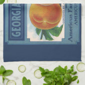 fruitkratelkunst, Georgia Peaches Theedoek (Gevouwen)