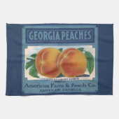 fruitkratelkunst, Georgia Peaches Theedoek (Horizontaal)