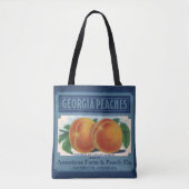  fruitkratelkunst, Georgia Peaches Tote Bag (Voorkant)