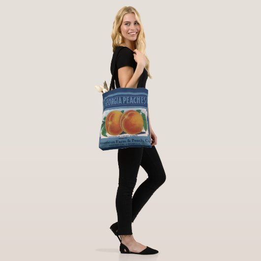 fruitkratelkunst, Georgia Peaches Tote Bag (Op model)