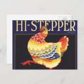 fruitkratelkunst, Hi Stepper Chicken Briefkaart (Voorkant / Achterkant)