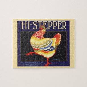  fruitkratelkunst, Hi Stepper Chicken Legpuzzel