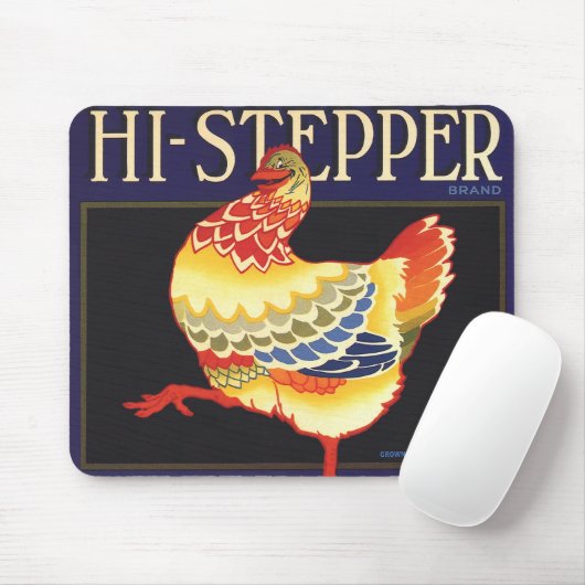 fruitkratelkunst, Hi Stepper Chicken Muismat (Met muis)