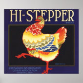  fruitkratelkunst, Hi Stepper Chicken Poster (Voorkant)