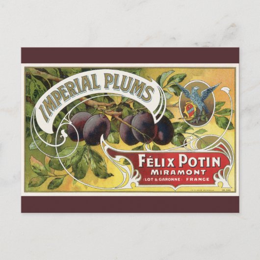  fruitkratelkunst, imperiale stekeltjes briefkaart (Voorkant)