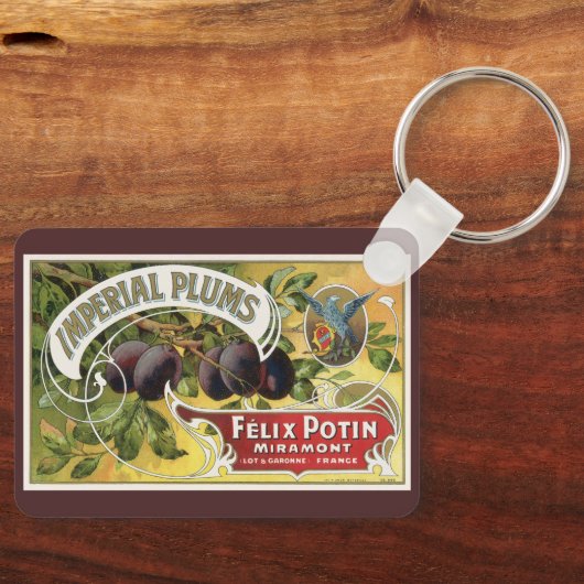  fruitkratelkunst, imperiale stekeltjes sleutelhanger (Voorkant)