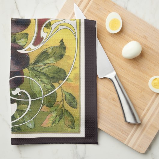  fruitkratelkunst, imperiale stekeltjes theedoek (Quarter Fold)