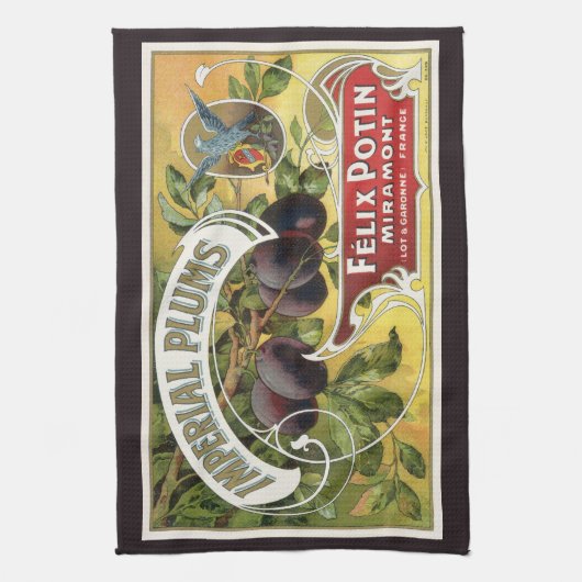  fruitkratelkunst, imperiale stekeltjes theedoek (Verticaal)