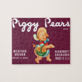  fruitkratelkunst met gekleurde peren legpuzzel (Horizontaal)