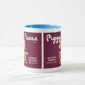  fruitkratelkunst met gekleurde peren mok (Midden)