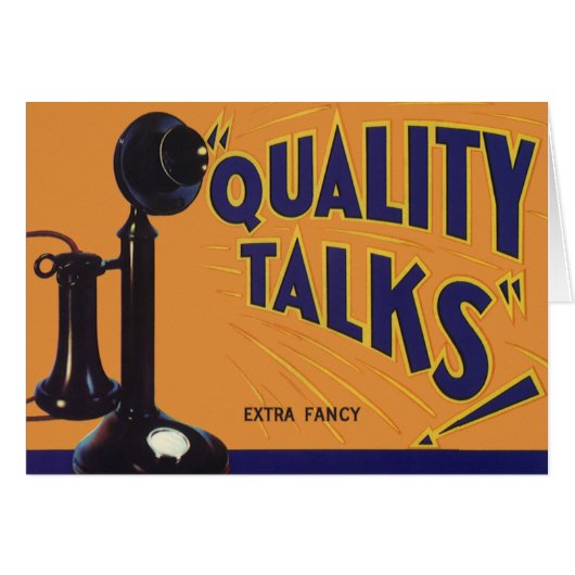 fruitkratelkunst, oude gefasseerde telefoon (Voorkant Horizontaal)