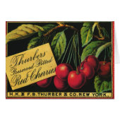  fruitkratelkunst, Thurber Cherries (Voorkant Horizontaal)