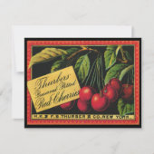  fruitkratelkunst, Thurber Cherries (Voorkant)