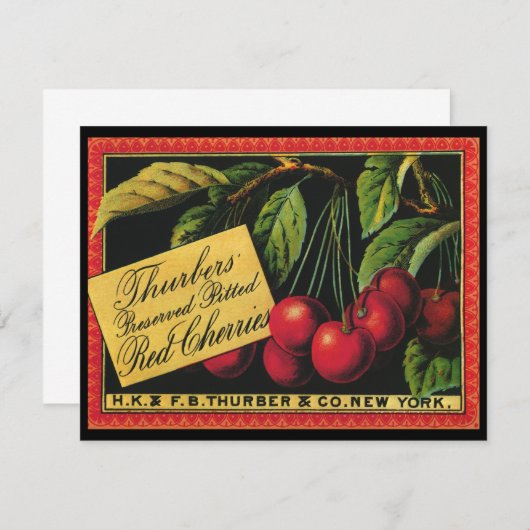  fruitkratelkunst, Thurber Cherries (Voorkant / Achterkant)