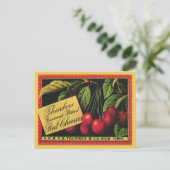  fruitkratelkunst, Thurber Cherries Briefkaart (Staand voorkant)