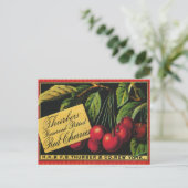  fruitkratelkunst, Thurber Cherries Briefkaart (Staand voorkant)