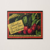  fruitkratelkunst, Thurber Cherries Legpuzzel (Horizontaal)