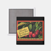 fruitkratelkunst, Thurber Cherries Magneet (Voorkant / Achterkant)