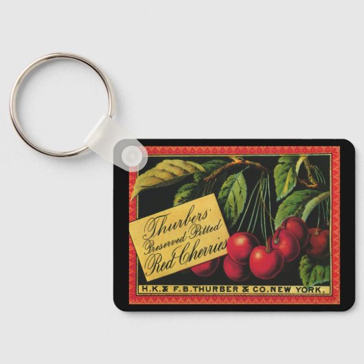 fruitkratelkunst, Thurber Cherries Sleutelhanger (Achterkant)