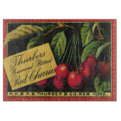  fruitkratelkunst, Thurber Cherries Snijplank (Voorkant)