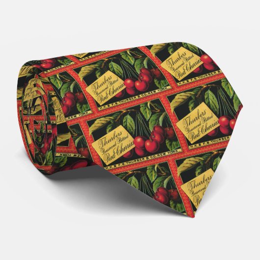 fruitkratelkunst, Thurber Cherries Stropdas (Opgerold)