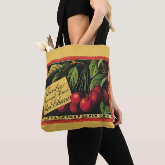  fruitkratelkunst, Thurber Cherries Tote Bag (Dichtbij)
