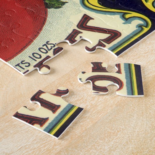  fruitkratelkunst, verdedigingstomaten legpuzzel (Zijkant)